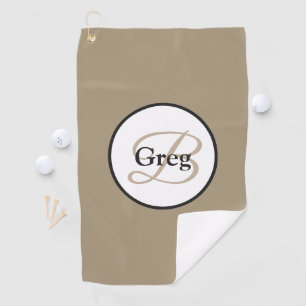 De Gepersonaliseerde Handdoek van het Golf van het