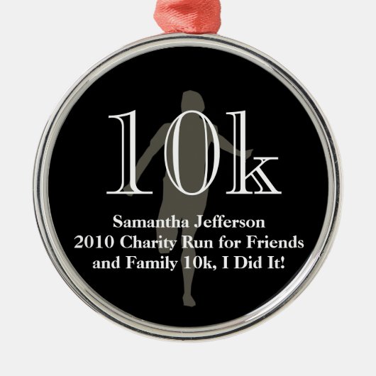 De gepersonaliseerde Herinnering In het hele land Metalen Ornament (Voorkant)