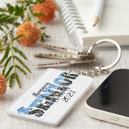 De gepersonaliseerde Hogere Sleutelhanger van het  (Voorkant Rechts)