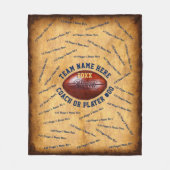 De gepersonaliseerde Ideeën of Spelers van de Coac Fleece Deken (Voorkant)