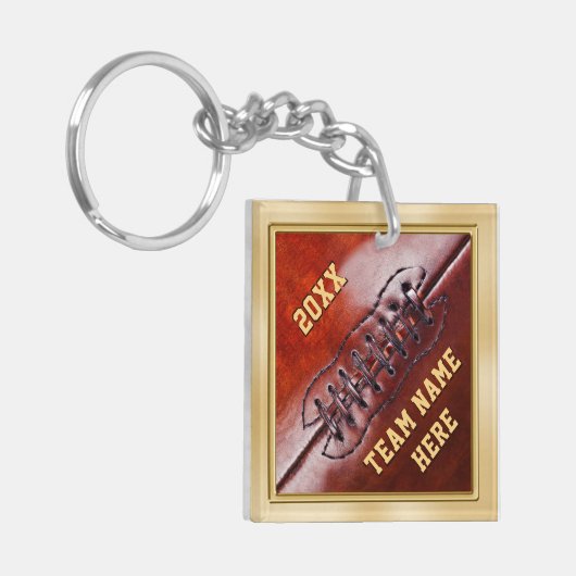De gepersonaliseerde Ideeën van het Team van het F Sleutelhanger (Voorkant Links)