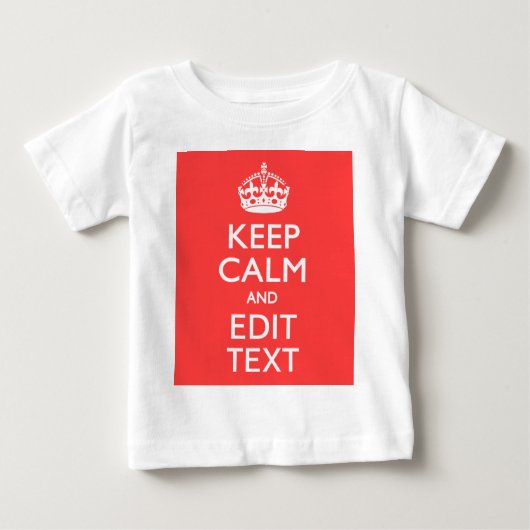 De gepersonaliseerde Jouw tekst van het KEEP CALM  (Voorkant)