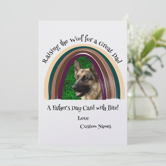 De gepersonaliseerde Kaart van de Foto van het Cit (Staand voorkant)