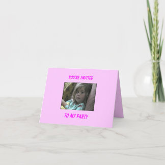 De Gepersonaliseerde Kaart van de Uitnodigingen