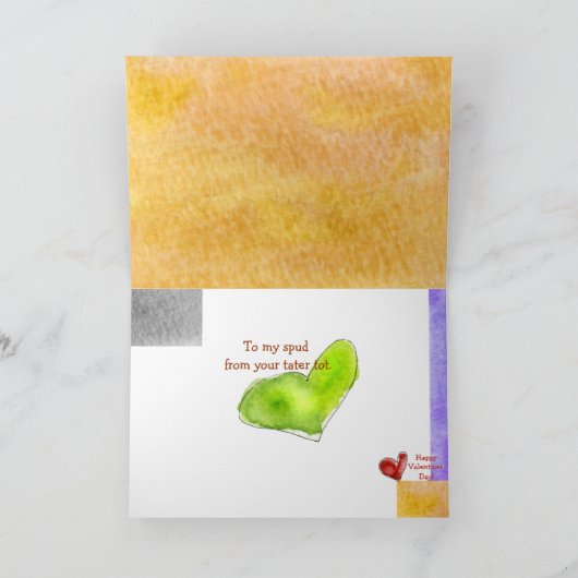 De Gepersonaliseerde Kaart van de Valentijnsdag (Binnen)