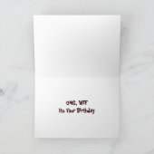 De gepersonaliseerde Kaart van de Verjaardag (Binnen)