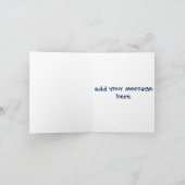 De gepersonaliseerde Kaart van de Verjaardag - het (Binnen)