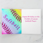 De GEPERSONALISEERDE Kaart van de Verjaardag van (Binnen)