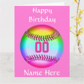 De GEPERSONALISEERDE Kaart van de Verjaardag van (Gele Bloem)