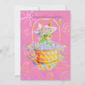 De gepersonaliseerde Kaart van een kleindochter. (Voorkant)