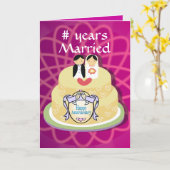 De gepersonaliseerde Kaart van het Jubileum (Gele Bloem)