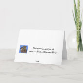 De gepersonaliseerde kaart van Pasen met een (Achterkant)