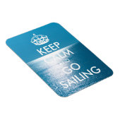 De gepersonaliseerde KEEP CALM en GAAT SAILING Magneet (Rechterzijde)