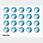 De gepersonaliseerde KEEP CALM en GAAT SAILING Ronde Sticker (Vel)