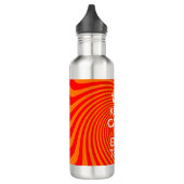 De gepersonaliseerde KEEP CALM en geeft de Oranje  Waterfles (Links)