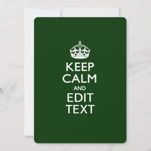 De gepersonaliseerde KEEP CALM en geeft Tekst op G