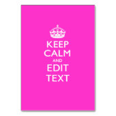 De gepersonaliseerde KEEP CALM en geeft Tekst op R Kaart (Voorkant)