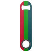 De gepersonaliseerde KEEP CALM en geeft Tekst op R Speed Flessenopener (Achterkant)