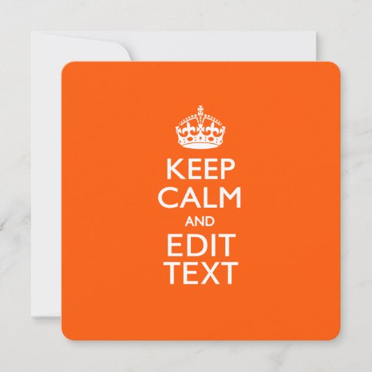 De gepersonaliseerde KEEP CALM en geeft Tekst op S (Voorkant)