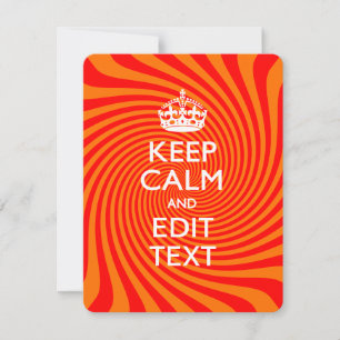 De gepersonaliseerde KEEP CALM en hebben de Oranje