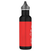 De gepersonaliseerde KEEP CALM en hebben jouw teks Waterfles (Links)