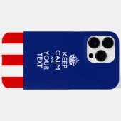 De gepersonaliseerde KEEP CALM en hebben uw Creati Case-Mate iPhone Case (Achterkant (horizontaal))