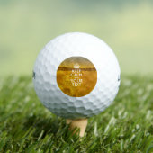 De gepersonaliseerde KEEP CALM en Uw Creatieve Tek Golfballen (Insitu Shirt)