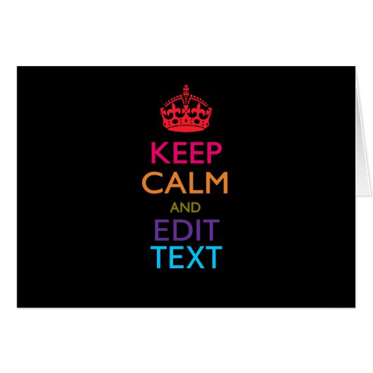 De gepersonaliseerde KEEP CALM heeft Jouw tekst Mu (Voorkant Horizontaal)