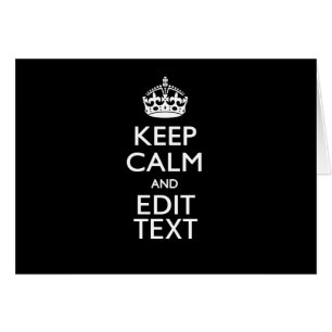 De gepersonaliseerde KEEP CALM heeft Jouw tekst op