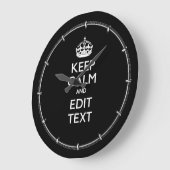 De gepersonaliseerde KEEP CALM heeft Jouw tekst op Grote Klok (Hoek)