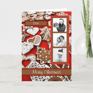 De gepersonaliseerde Kerstkaart van de Peperkoek Feestdagen Kaart
