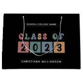 De gepersonaliseerde Klasse van de Retro van het A Groot Cadeauzakje (Voorkant)