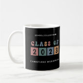 De gepersonaliseerde Klasse van de Retro van het A Koffiemok (Links)