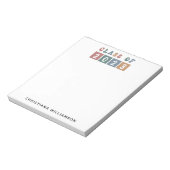 De gepersonaliseerde Klasse van de Retro van het A Notitieblok (Linkerzijde)