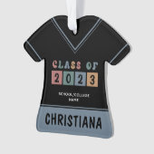 De gepersonaliseerde Klasse van de Retro van het A Ornament (voorkant)