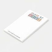 De gepersonaliseerde Klasse van de Retro van het A Post-it® Notes (Schuin)