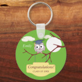 De gepersonaliseerde Klasse van Gelukwensen van 20 Sleutelhanger (Voorkant)