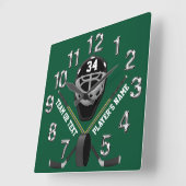 De gepersonaliseerde Klok van het Hockey, Uw (Hoek)