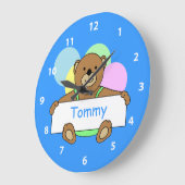 De gepersonaliseerde Klokken van de Teddybeer (Hoek)