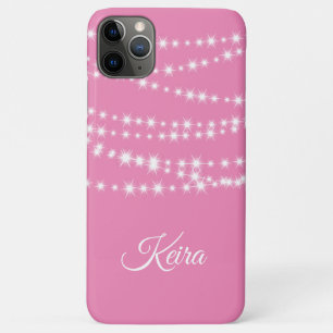 De gepersonaliseerde Lichten van het Koord op roze Case-Mate iPhone Case