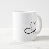 De gepersonaliseerde Lijst van de Emmer van de Val Grote Koffiekop (Voorkant rechts)