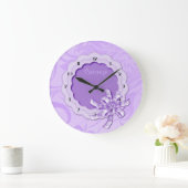 De gepersonaliseerde Lila Gewalste Klok van de Muu (Huis)