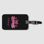 De gepersonaliseerde lotusbloem bagagelabel (Voorkant (horizontaal))