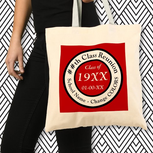 De gepersonaliseerde Mementos van de Reunie van de Tote Bag