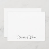 De gepersonaliseerde Moderne Sjabloon van de Naam  (Voorkant / Achterkant)