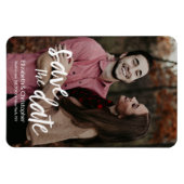 De gepersonaliseerde Moderne sparen de het manuscr Magneet (Horizontaal)