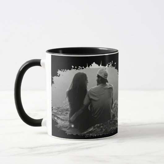 De gepersonaliseerde Mok van de Foto Beide Zanden  (Links)