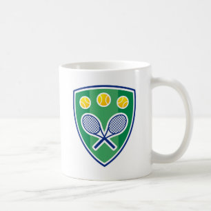 De gepersonaliseerde mok van de tenniskoffie