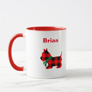 De gepersonaliseerde Mok van Scottie van de Plaid