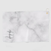 De gepersonaliseerde Monogram van het Manuscript e Golfhanddoek (Horizontaal)